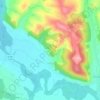 Vals topographic map, elevation, terrain