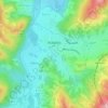 Kolašin topographic map, elevation, terrain