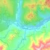 Gorham topographic map, elevation, terrain