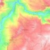 Villanueva topographic map, elevation, terrain