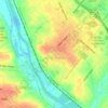 Royersford topographic map, elevation, terrain