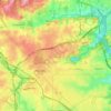 Pikesville topographic map, elevation, terrain