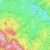 Sainte-Feyre topographic map, elevation, terrain