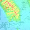 Kryevidh topographic map, elevation, terrain