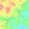 Lossets topographic map, elevation, terrain