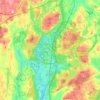 Oxford topographic map, elevation, terrain
