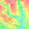 Bagendon topographic map, elevation, terrain