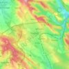 Gödöllő topographic map, elevation, terrain