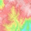 Kumbo topographic map, elevation, terrain
