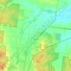 Huntly topographic map, elevation, terrain