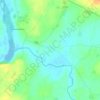 Affane topographic map, elevation, terrain