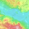 Julsø topographic map, elevation, terrain