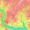 Potomac topographic map, elevation, terrain