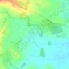 Shellingford topographic map, elevation, terrain