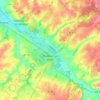 Châtillon-sur-Indre topographic map, elevation, terrain