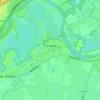 Giesbeek topographic map, elevation, terrain