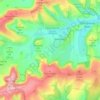 Alvediston topographic map, elevation, terrain