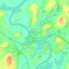 Carrick-on-Shannon topographic map, elevation, terrain
