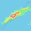 Dursey Island topographic map, elevation, terrain