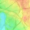 Great Boughton topographic map, elevation, terrain