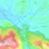 Atina topographic map, elevation, terrain