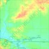 Bonus Township topographic map, elevation, terrain