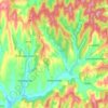 Almamellék topographic map, elevation, terrain