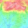 La Bazoge topographic map, elevation, terrain