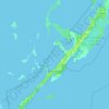 Key Largo topographic map, elevation, terrain