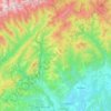 Padeș topographic map, elevation, terrain