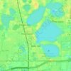 Belle Isle topographic map, elevation, terrain