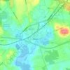 Elkton topographic map, elevation, terrain