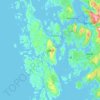 Sotra topographic map, elevation, terrain