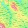 Lintao County topographic map, elevation, terrain