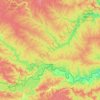 Puerto Arica topographic map, elevation, terrain