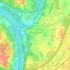 Williamsport topographic map, elevation, terrain