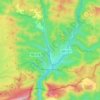 Burgui/Burgi topographic map, elevation, terrain