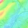 Barrowford topographic map, elevation, terrain