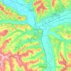 Dej topographic map, elevation, terrain