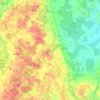 Užvenčio seniūnija topographic map, elevation, terrain