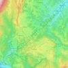 Fundata topographic map, elevation, terrain