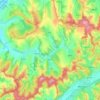 Bazna topographic map, elevation, terrain