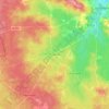 Pindères topographic map, elevation, terrain