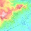 Table Rock State Park topographic map, elevation, terrain