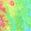 Manlay topographic map, elevation, terrain