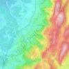 Champagnat topographic map, elevation, terrain