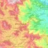 Dhulikhel topographic map, elevation, terrain