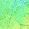 Meer topographic map, elevation, terrain
