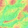 Yuncheng topographic map, elevation, terrain