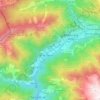Andorra la Vella topographic map, elevation, terrain